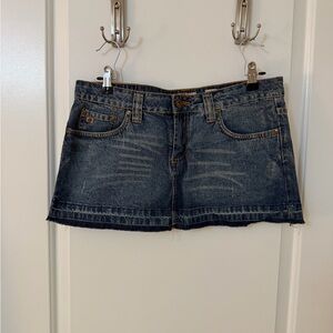 Paris Blues Denim Mini Skirt